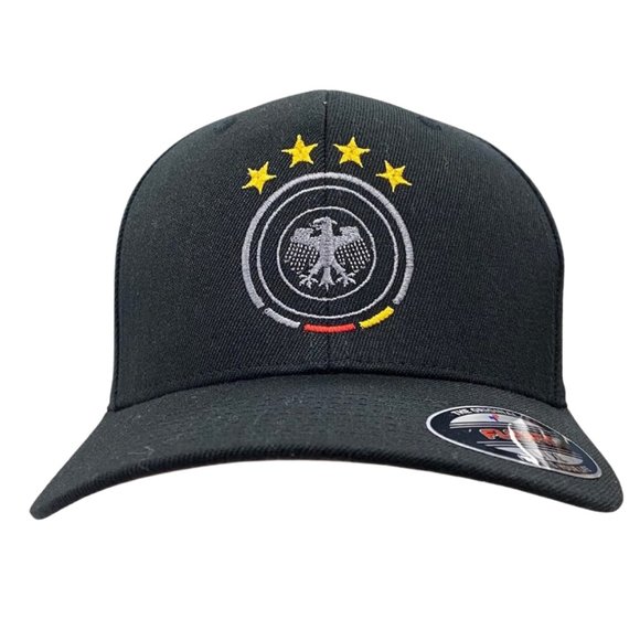 Germany Futbol National Soccer Team Fitted Cap Deutschland Euro Cup Hat L/XL - Picture 1 of 5